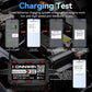 KONNWEI BK400 charging test battery monitor device with connected cable