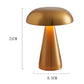 Bar Restaurant Table Lamp Bedside Atmosphere Rechargeable Mushroom Lamp Dimmable Night Light
