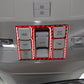 For Volkswagen Sagitar 2019-2023 3pcs /Set Left-hand Drive Reading Light Button Sticker