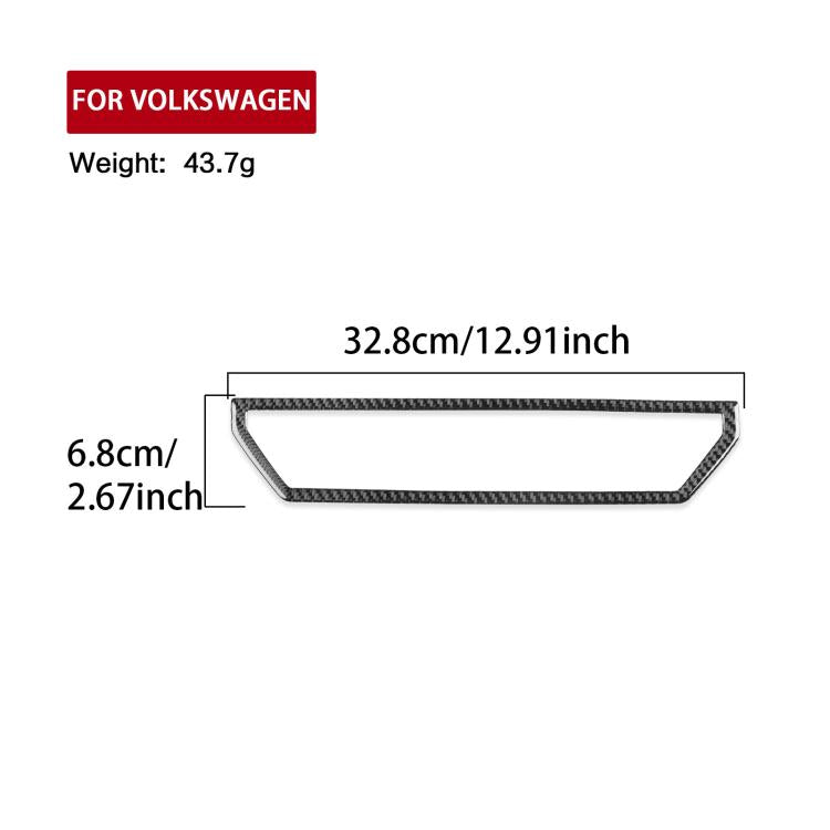 Air outlet trim sticker template with dimensions: 32.8cm x 6.8cm