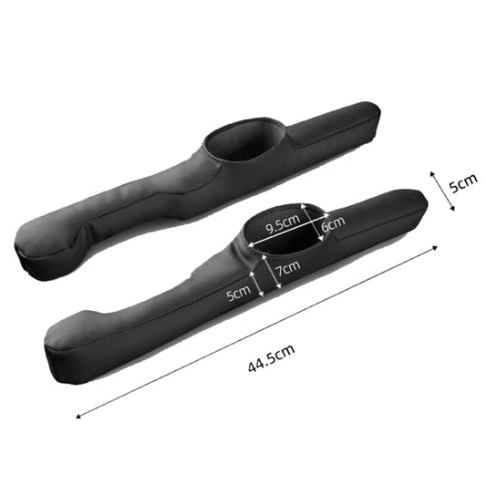 1pair Car Seat Storage Organizer Seat Anti Leakage Seam Fillers, Storage Black, Storage Dark Coffee