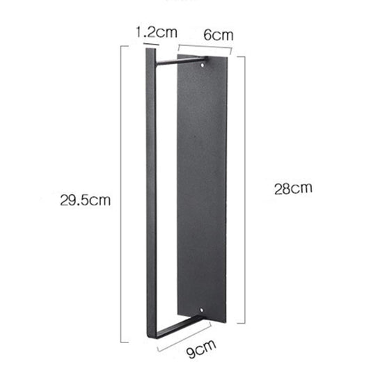 Wall Mounted Metal Clothes Hanger Storage Rack Multifunctional Shelf for Closet