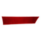 Red carbon-fiber style dashboard instrument sticker strip with angled edges