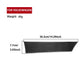 Black carbon-fiber style dashboard instrument sticker strip with angled top edge