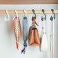 5pcs Wardrobe Hook Hat and Scarf Storage Rack Bag Anti-deformation Arch Hanger