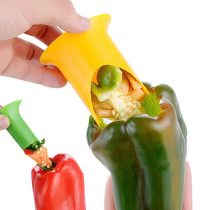2 In 1 Chili Pepper Seed Extractor Kitchen Fruit and Vegetable Corer