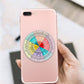 Feelings Wheel Emotions Mobile Phone Computer Sticker, 2pcs /Set Round