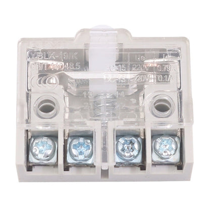CHINT YBLX-19/K micro travel foot switch inserts, clear housing with four screw terminals
