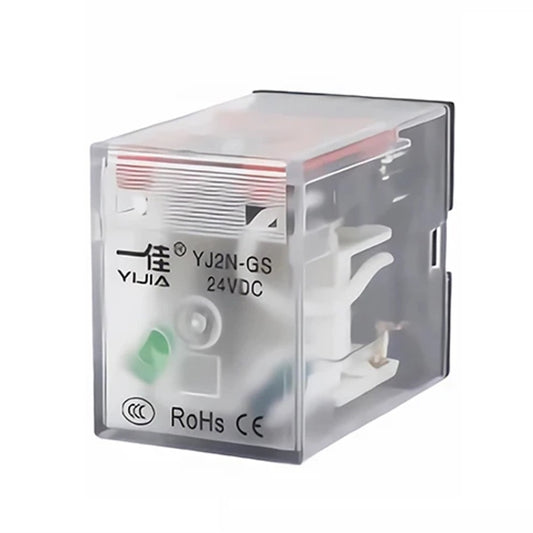 YIJIA YJ2N-GS 8-Pin 2 Way Small Electromagnetic Relay, YIJIA YJ2N-GS