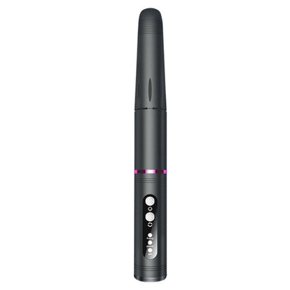 Grey USB rechargeable nail polish remover and polisher pen with control buttons