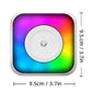 Portable mini Bluetooth label printer with RGB light body, 9.5cm by 3.1in size