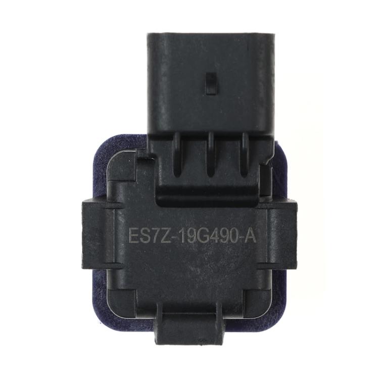 Reversing assist camera wiring connector with molded housing and ES7Z marking