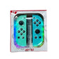 JOY-02 boxed RGB left and right handles in teal green and light blue