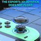 Gray 3D analog joystick module with circular base and textured thumb area