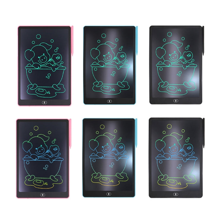 Assorted 16-inch kids LCD writing boards shown in multiple frame colors