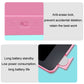 Pink kids LCD writing board with anti-erase lock to prevent accidental deletion