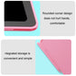 Rounded corner kids LCD writing board with integrated stylus storage