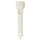 Cat feeding spoon with squeeze applicator, cream handle and hinged scoop head.