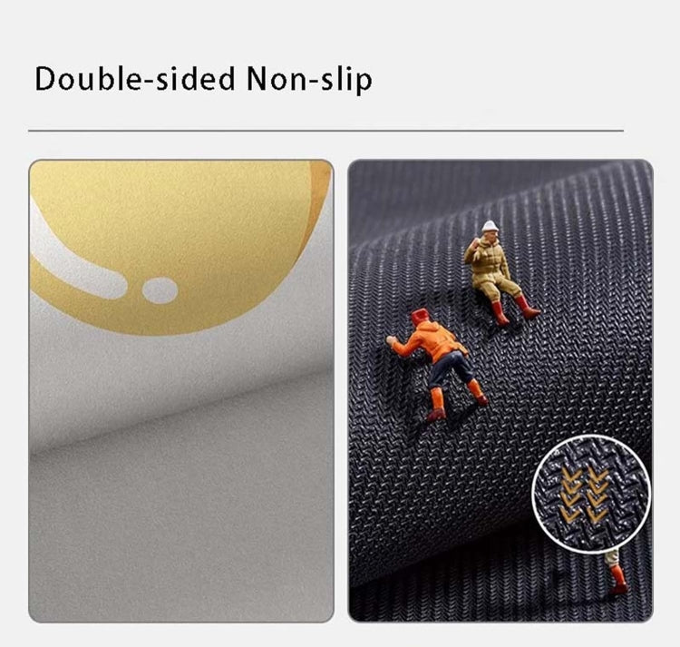 Diatom mud floor mat with double-sided non-slip textured backing