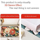 Diatom mud floor mat with smooth flat surface and embossed 3D floral look