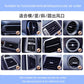 Wireless car phone holder compatibility layout for multiple air outlet vents