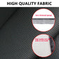 Seat belt shoulder pad fabric close-up with thick padding and anti-slip inner