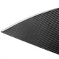 Carbon-fiber style door slot sticker, dark gray curved strip