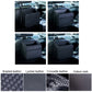 Car hanging storage box showing different exterior patterns, black, collage view