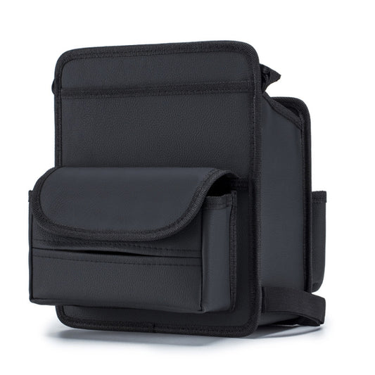 Car Seat Storage Mesh Pocket Hanging Storage Bag Tissue Box, H9160 Black