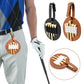 Leather spike insert pouch attached to a belt, with black and brown oval pouches shown.