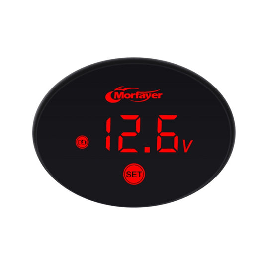Morfayer Locomotive Multi-function Voltmeter, Red, Voltmeter Function, 2 in 1, 4 in 1, 4 in 1 With 7 Color Aperture