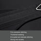 Black webbing weighted belt with reinforced stitching and thickened fabric strap