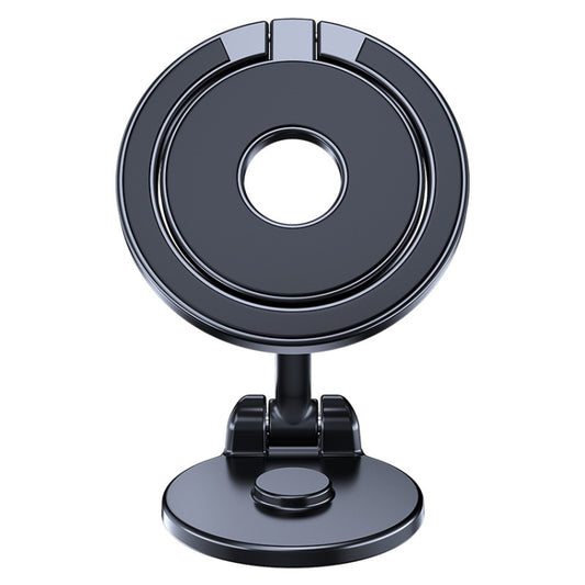 Magnetic Folding Car Phone Holder Rotatable Dashboard Stick-On Navigation Stand, D50