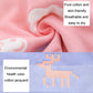 Breathable cotton gauze bib fabric close-up in pink with animal pattern