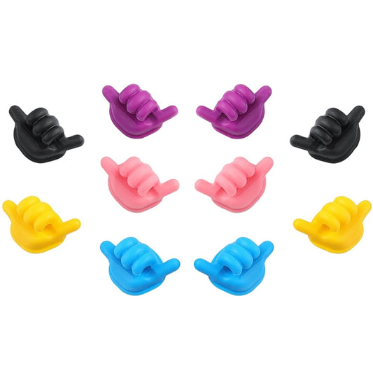 Car Front Storage Hook Desk Organization, Random Color Delivery, 10pcs Small, 5pcs Large