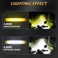 40W Motorcycle Wired Switch Integrated Waterproof Spotlight