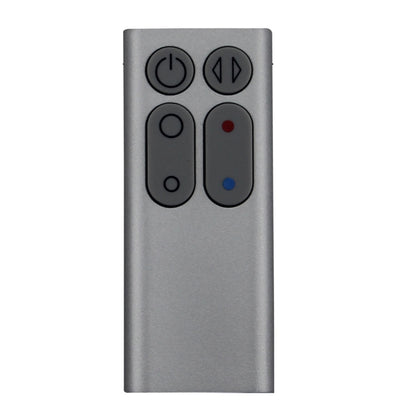 Silver replacement remote control with power and four control buttons, red/blue LEDs