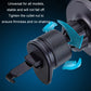 Dark gray magnetic car vent mount with textured knob and adjustable collet
