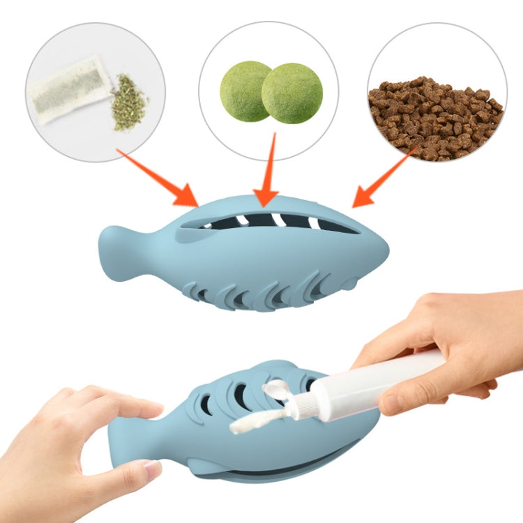 Fish Shape Silicone Cat Toy