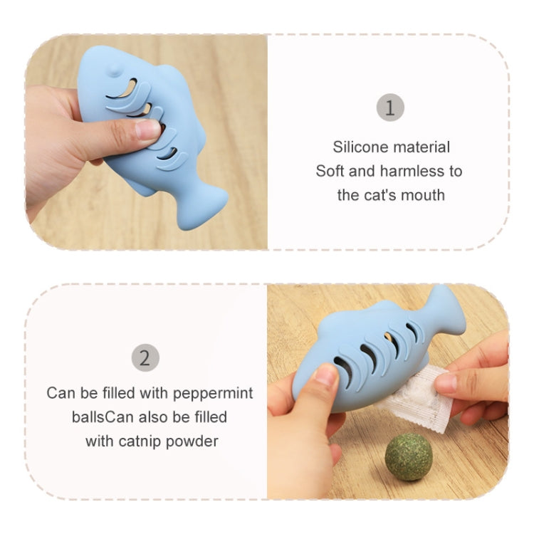 Fish Shape Silicone Cat Toy