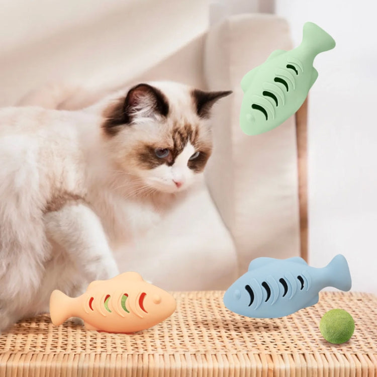 Fish Shape Silicone Cat Toy