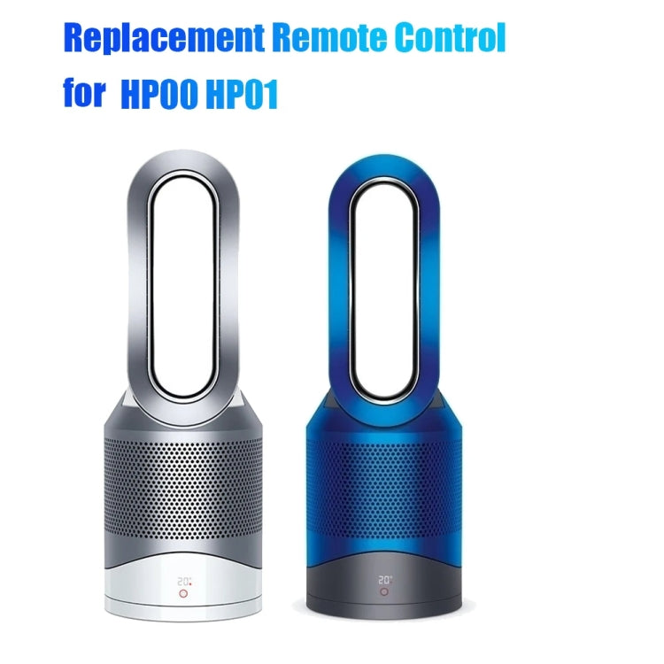 Replacement air purifier remote controls in silver and blue