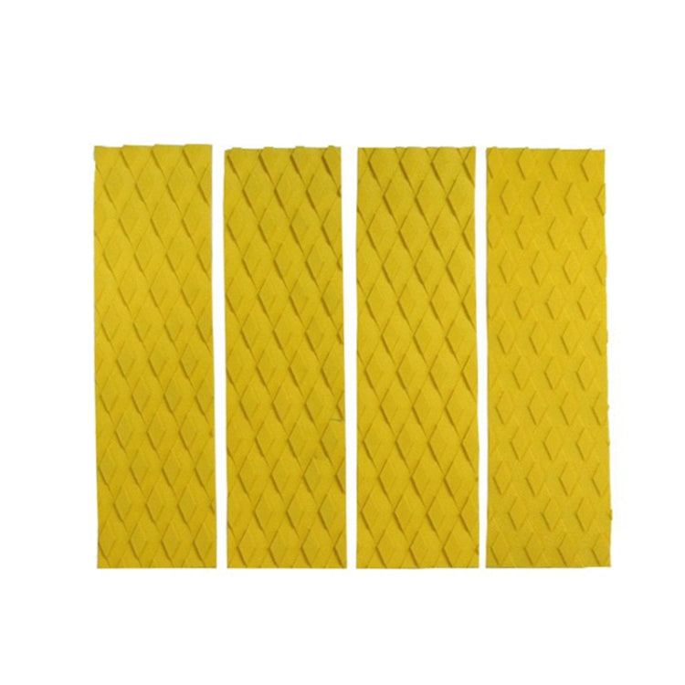 4pcs /Set EVA Shortboard Surfboard Diamond Anti-skid Pad, Pink, Blue, Black, Yellow, Green