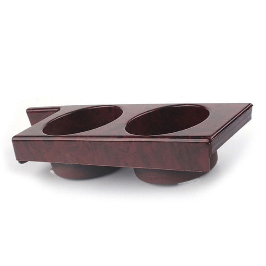 For BMW 5 Series E39/528i/530i/M5 Left-hand Drive Car Central Control Cup Holder, Black, Carbon Grain, Rosewood Color, Black With groove, Carbon Grain With Groove, Rosewood Color With Groove