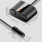 45W Rotating Dual Cigarette Lighter Extension Port Car Charger, S-46