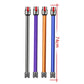 Set of 4 metal extension poles, 74 cm length, with straight pipe connector ends