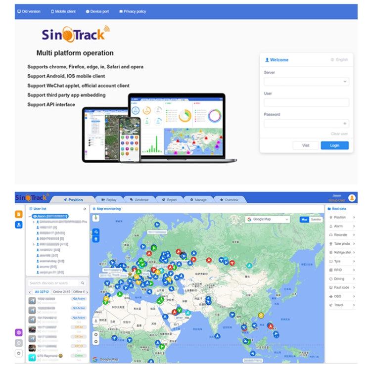 SinoTrack GPS Wireless Car Pet Anti-Theft Anti-Lost Tracker