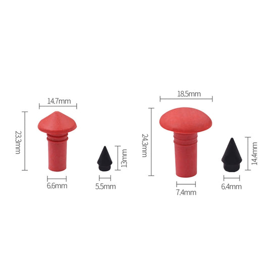Motorcycle Electric Vehicle Tire Repair Rubber Mushroom Nail Tire Repair Tools, 90pairs /Pack S, 90pairs /Pack L