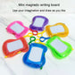Assorted mini magnetic writing boards in multiple colors with white grid screens.