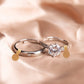 Tan jewelry tag sticker icon attached to a ring display